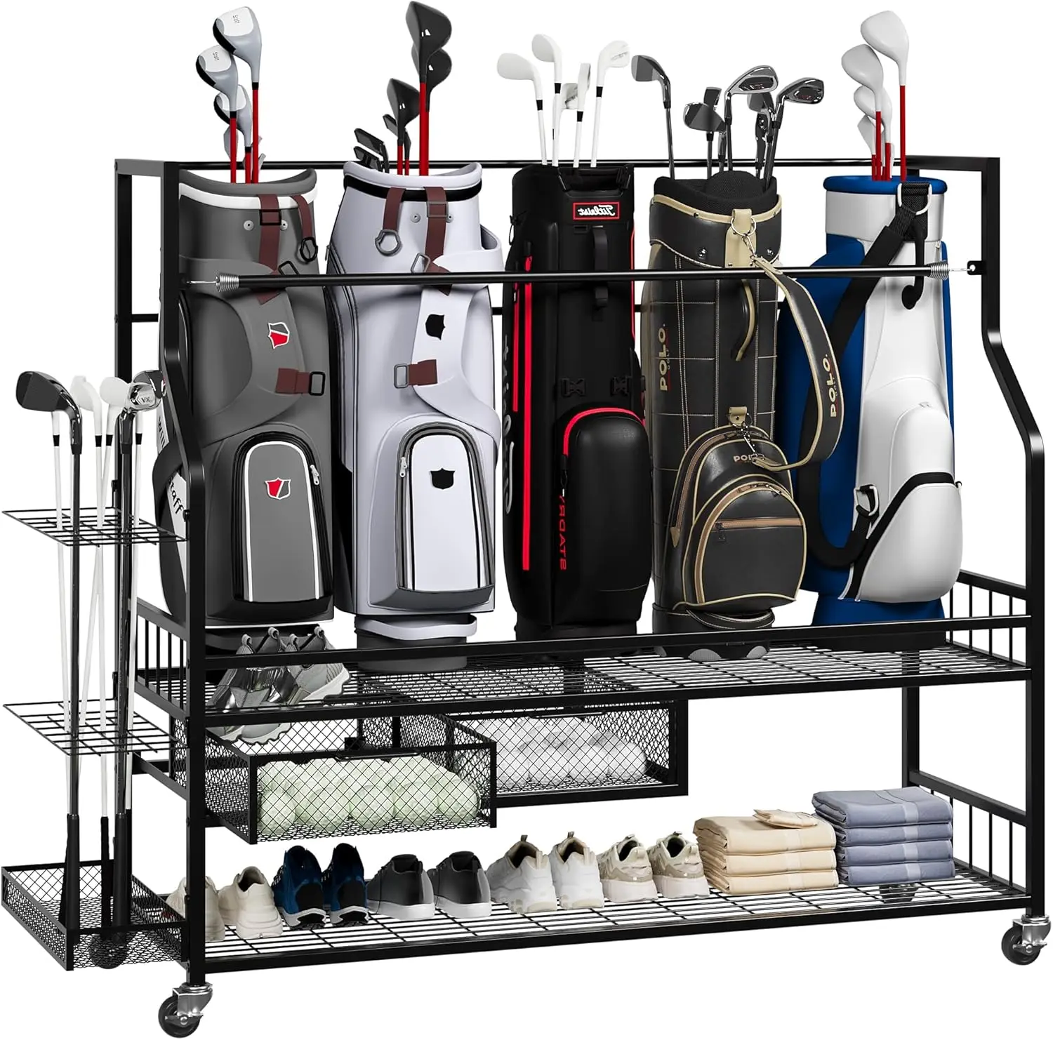 Wielofunkcyjny regał na torby  – Sports Equipment Bag With Wheels recenzja i cena
